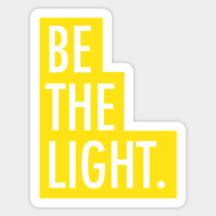 Be The Light Bible Verse Scripture Quote Sticker